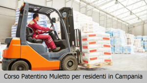 Corso per patentino muletto a napoli